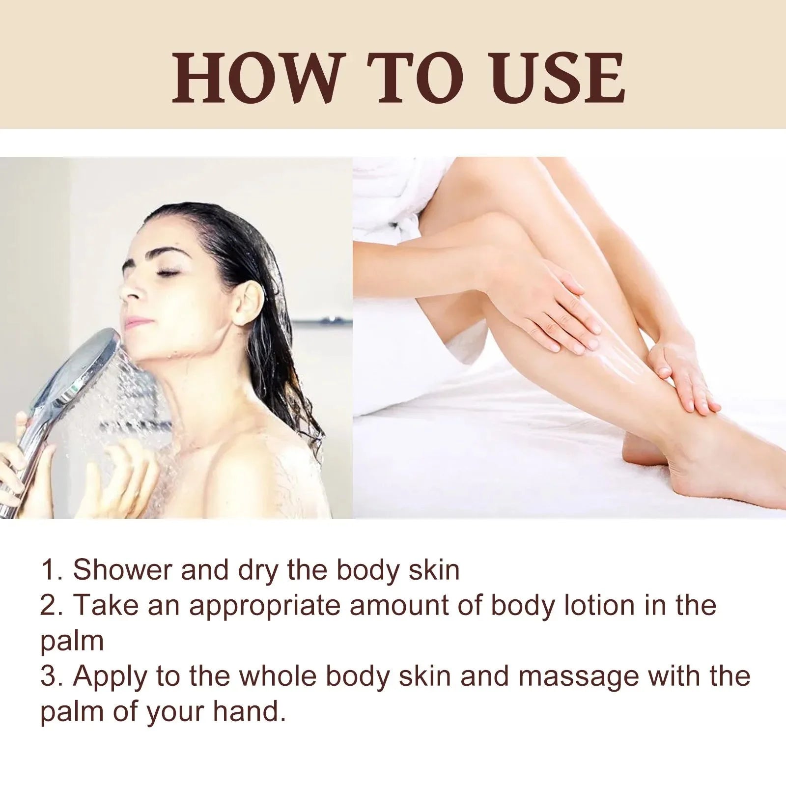 EELHOE Moisturizing Body Cream Vitamin E Remove Pigmentation Smooth Skin Brightening Skin Tone Deep Nourishing Coffee Fragrance