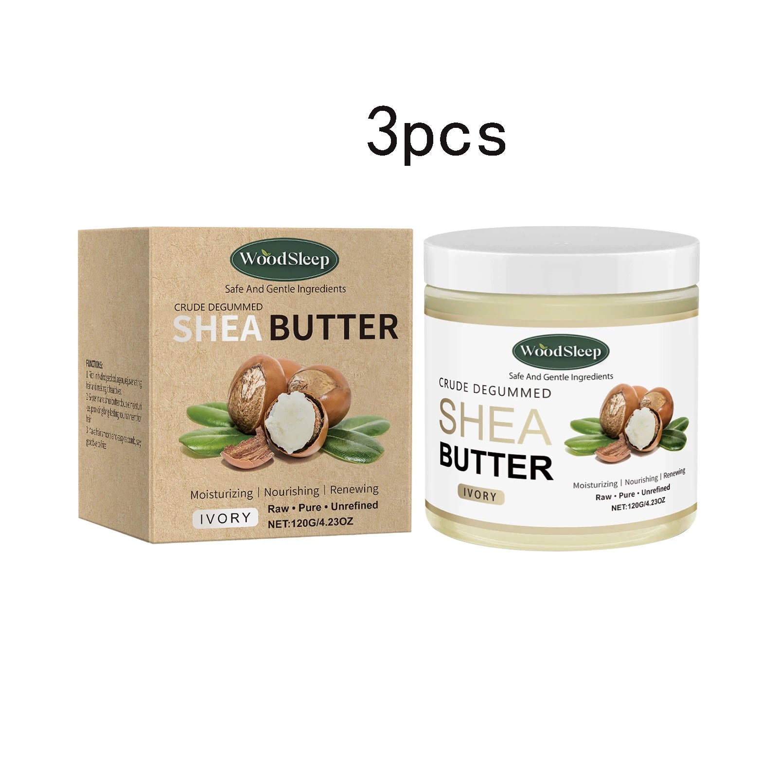 Shea Butter Moisturizer Body Cream Soothe Dry Skin Deep Hydration Fade Fine Lines Increase Elasticity Repair Barrier Body Lotion