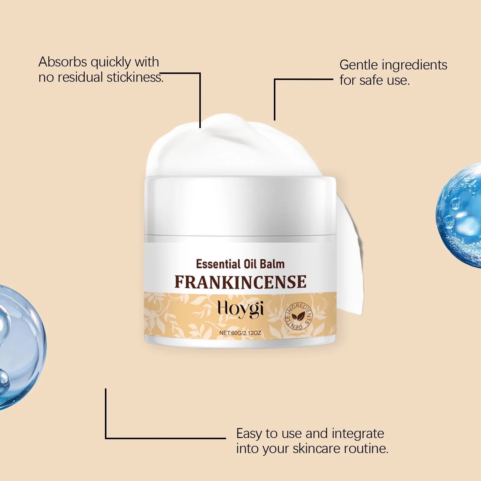 Winter Moisturizer for Dry Skin Hydrating Face Cream Sensitive Skin Daily Facial Lotion Anti Dryness Cream for Cold Weather 60g