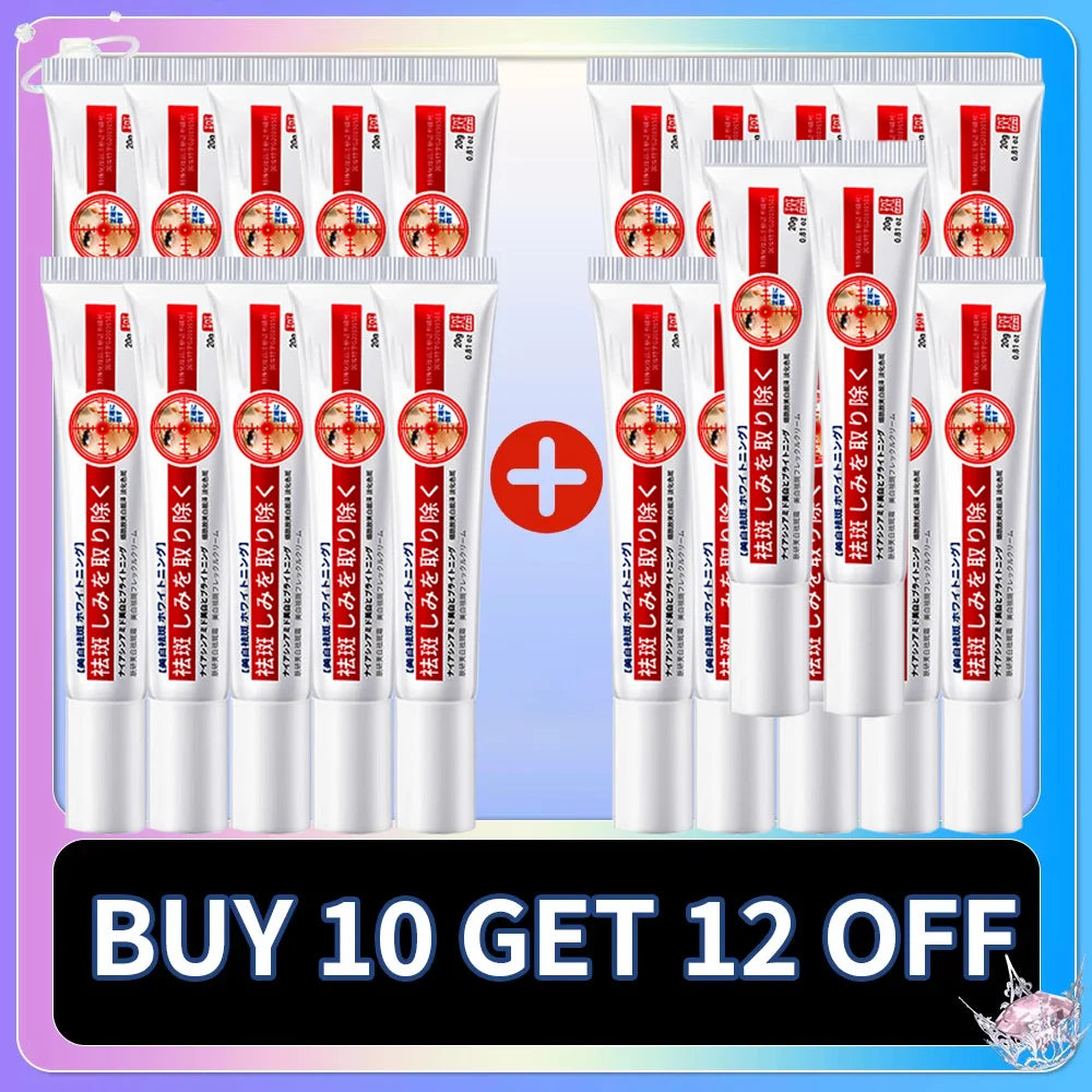 Mild niacinamide whitening and blemish cream, lightens melanin dull pigment, moisturizes skin care