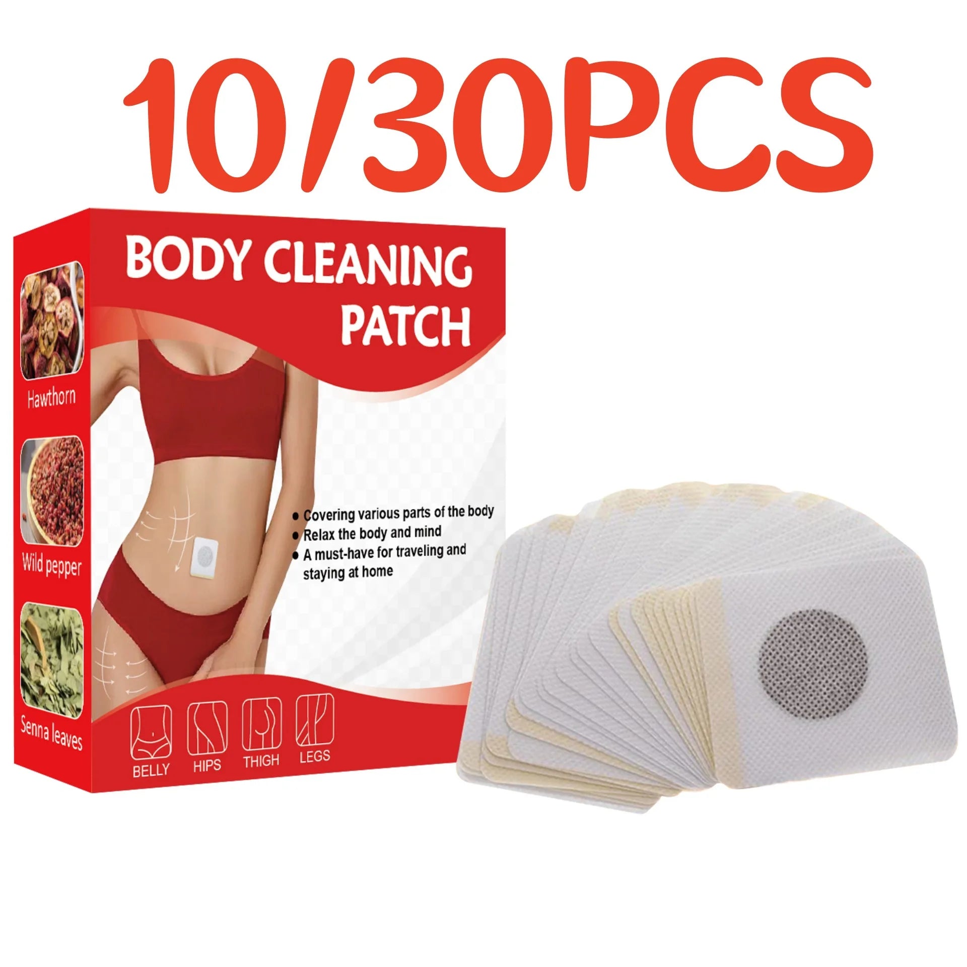 Soothing Belly Patches 10/30pcs – Gentle Non-Woven Adhesive, Discreet Skin-Friendly Fit, Everyday Wellness Care
