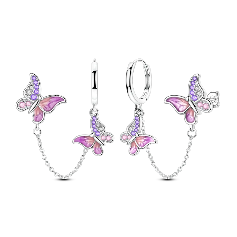 Ladies' Gold Earrings 925 Pure Silver Tree of Life Earrings, Birthday, Wedding, Engagement Party Fashion Jewelry Gifts 2025 New