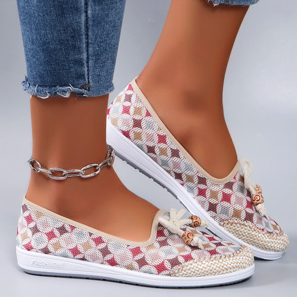 Women's summer breathable mesh flat shoes women's shoes casual sneakers shoes, clearance free shipping