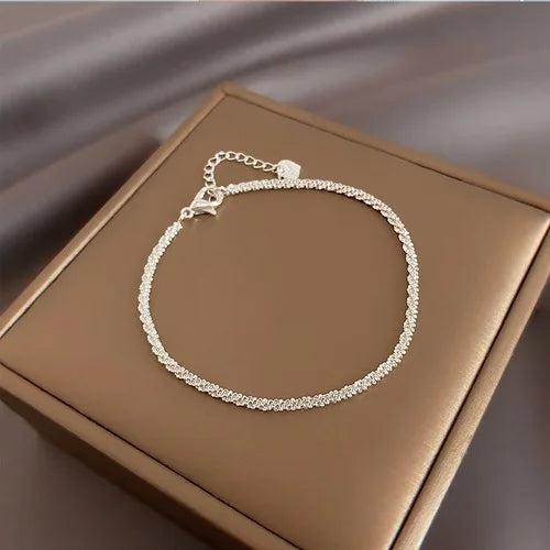 925 Sterling Silver Bracelet Fashion Multiple Styles Bracelet Chain For Women Fashion Luxury Charm Bracelet Wedding Jewelry Gift