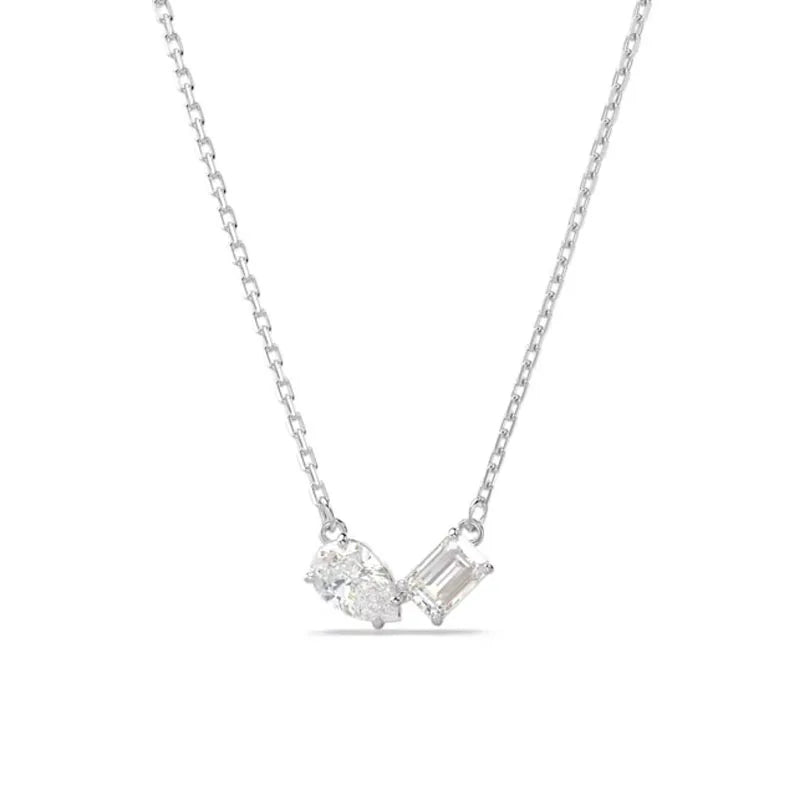 Original Geometric Charms Teardrop Jewelry Necklace Fine Jewelry Set Women Water Drop Bracelet Earrings Ring Romantic Gift