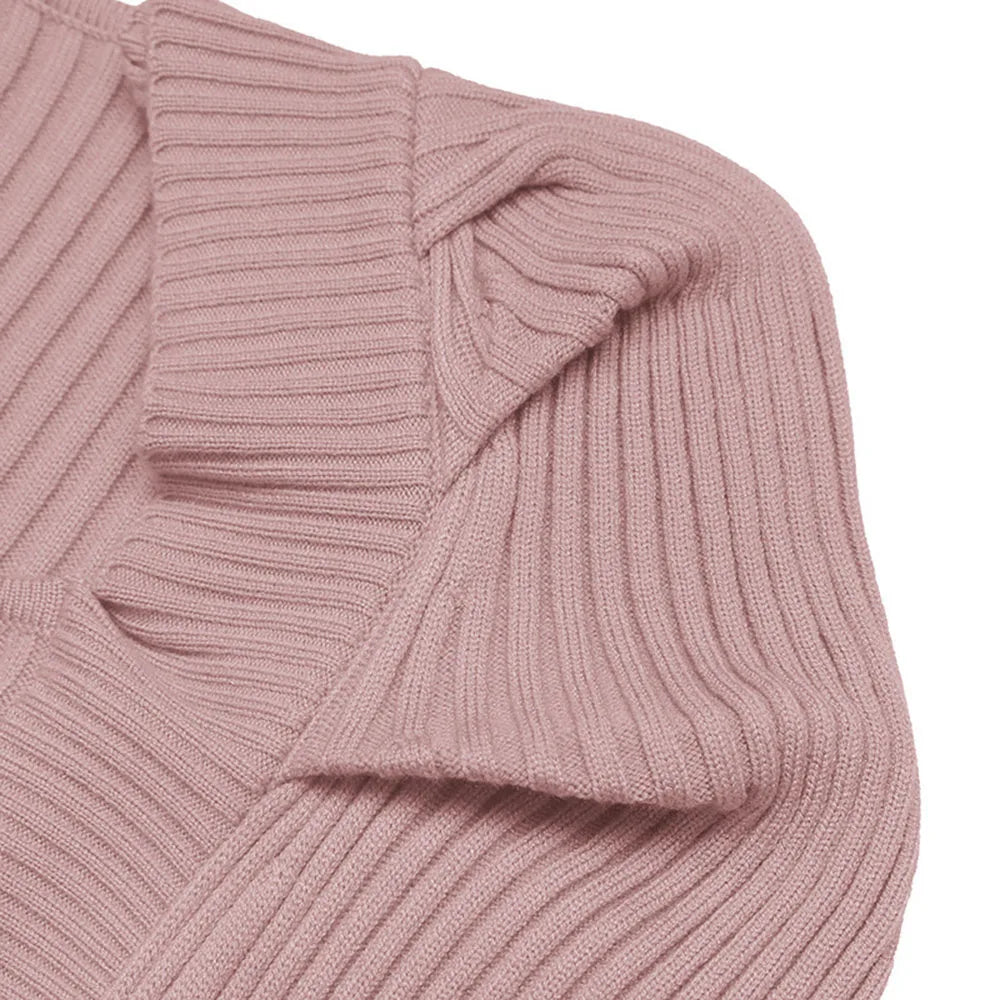 Autumn Winter Knitted Square Collar Knitted Party Dress Women 2025 Fashion Long Sleeve Bodycon Sweater Maxi Dresses Elegant