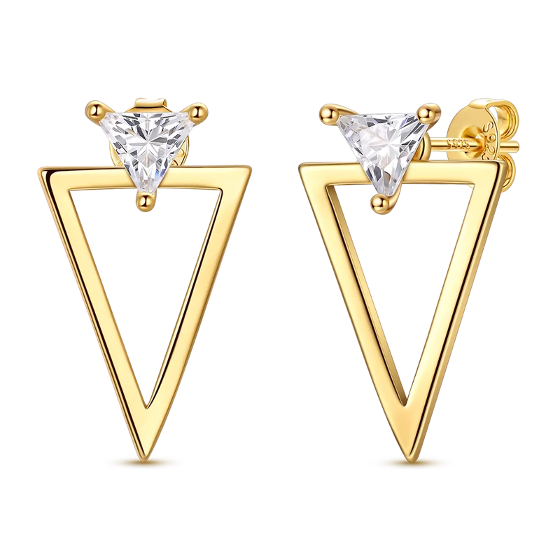 Ladies' Gold Earrings 925 Pure Silver Tree of Life Earrings, Birthday, Wedding, Engagement Party Fashion Jewelry Gifts 2025 New