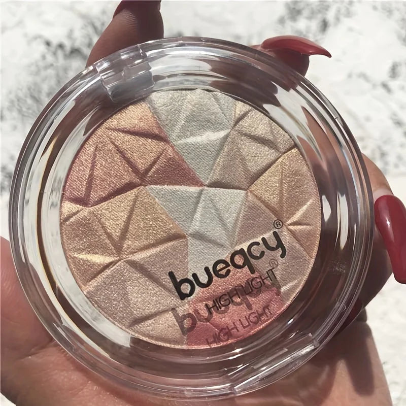 Luxe Glow Highlighter and Bronzer Palette - Ultra-Concentrated Shimmer for Face Body - Long-Lasting & Versatile for Any Occasion