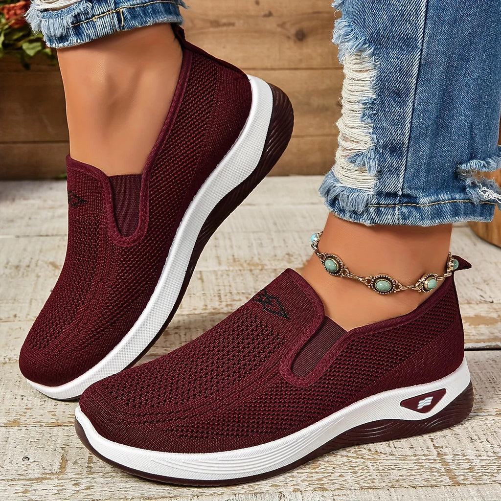 women's shoes, solid color soft women's single shoes, casual sneaker,  Lightweight and comfortable shoes woman