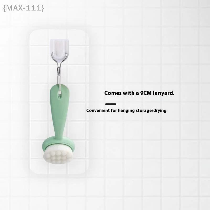 1 Pcs Pore Cleaner Face Brush, Deep Cleaning Facial Care Tool, Soft Exfoliator Brush For Blackhead Removal