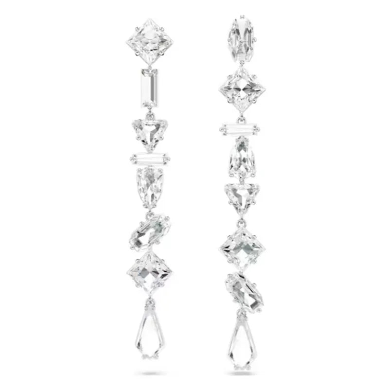 Original Geometric Charms Teardrop Jewelry Necklace Fine Jewelry Set Women Water Drop Bracelet Earrings Ring Romantic Gift